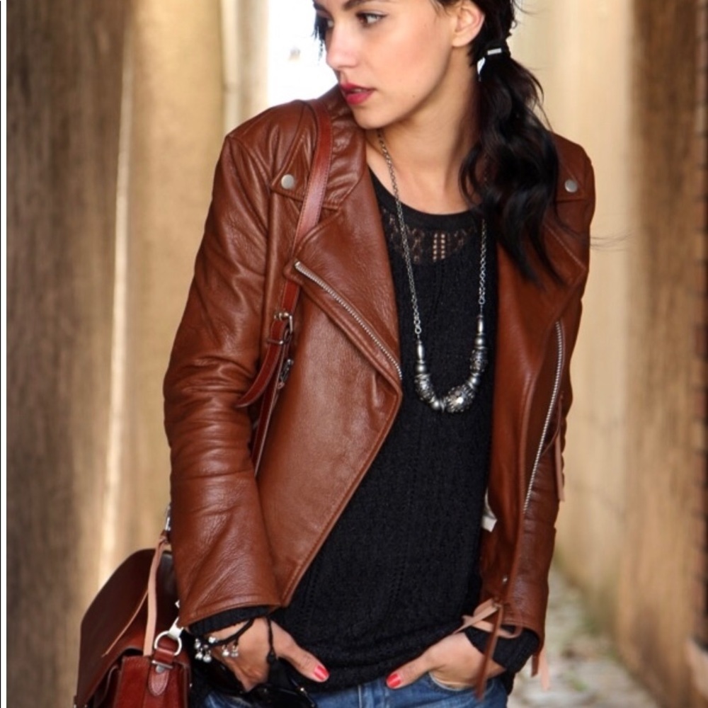 Leather Moto Jacket